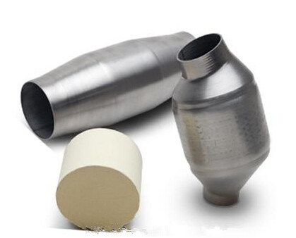 Ceramic Honeycomb Gasoline Catalytic Converter, Car Exhaust DPF Honeycomb Ceramic Monolith for Catalyst Support Carrier