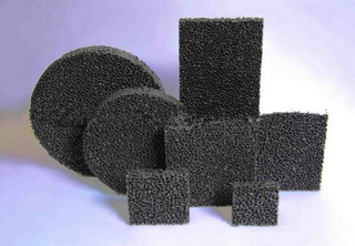 Sic Ceramic Foam Filters Foundry Filters Iron Casting Filters