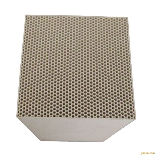 Honeycomb Ceramic Block as Heater for Heat Storage