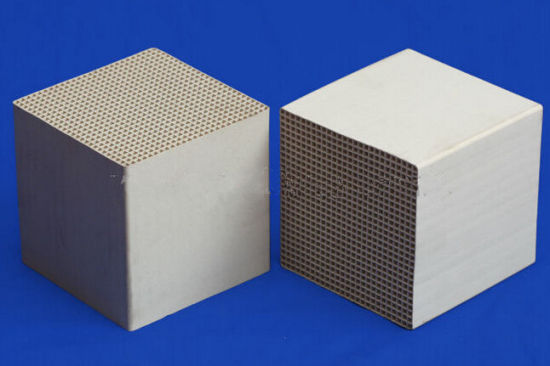 Cordierite Honeycomb Heater for Rto High Heat Resistance 150*150*300mm Heat Exchanger