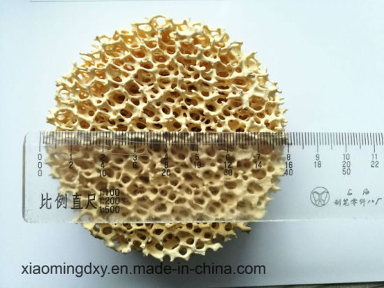 Zirconia Porous Sintered Ceramic Foam Filter for Iron Casting Filter 10-60 Ppi