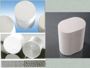 Cordierite Ceramic Honeycomb Catalyst Substrate