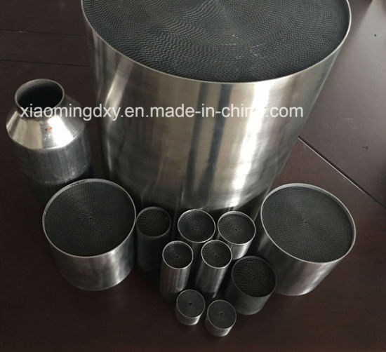 Metal Honeycomb Substrate Catalytic Converter for Auto/Motorcycle Euroii-Eurov
