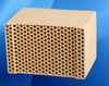 Honeycomb Thermal Store Catalyst Ceramic as Heat Transfer Media for Rto