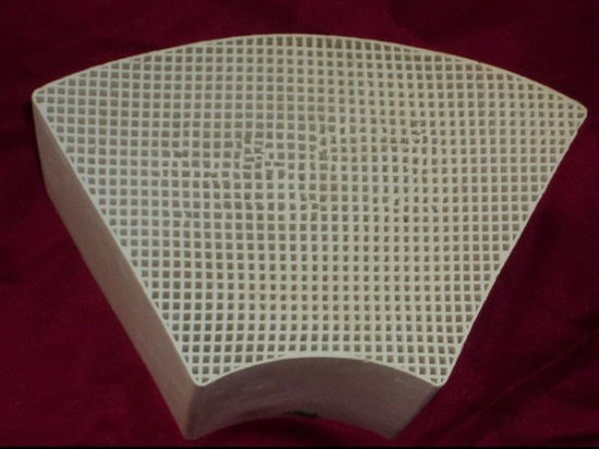 Honeycomb Ceramic Block as Heater for Heat Storage